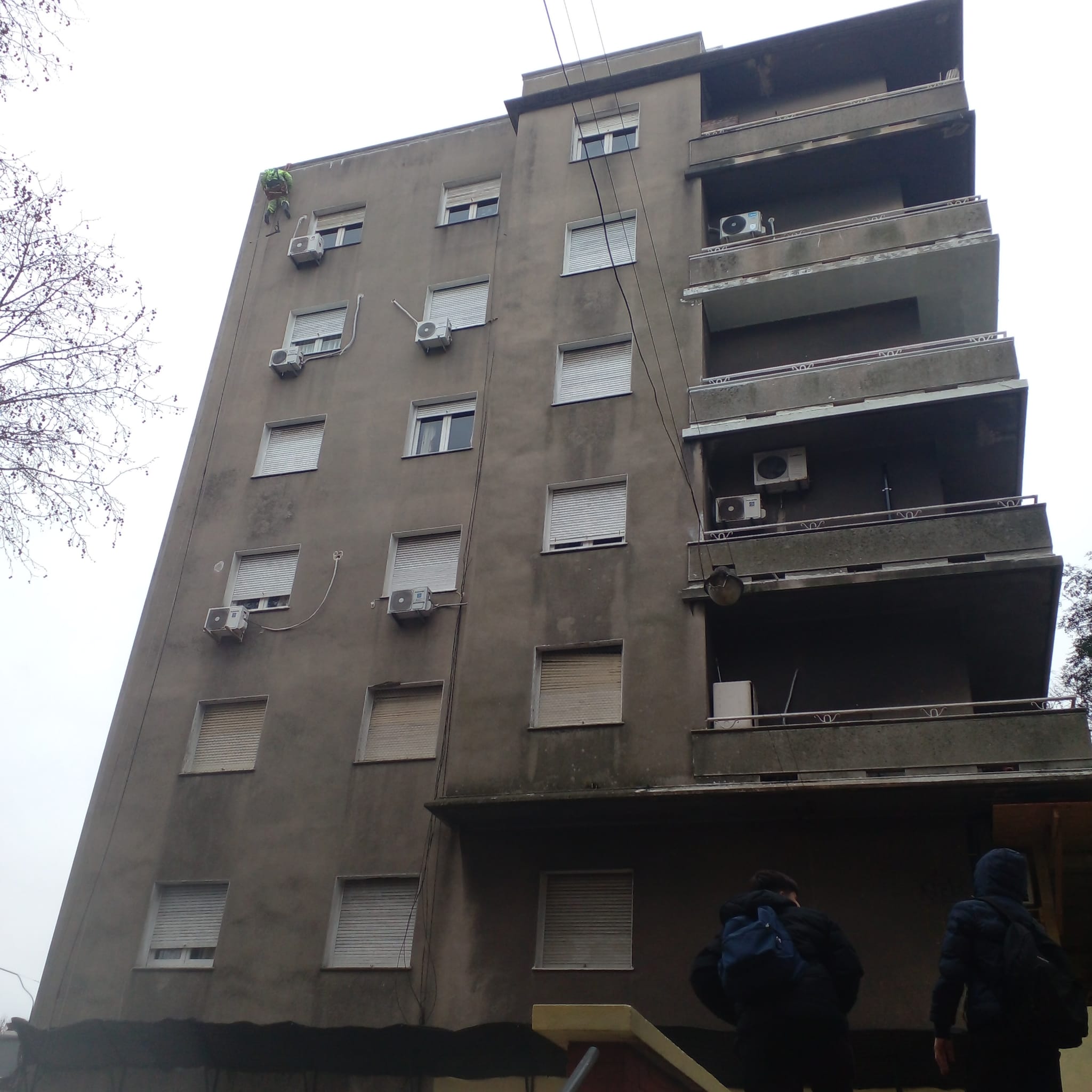 Edificio Bulevar – Reparación de fachadas. Bulevar Artigas, Montevideo.